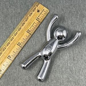 Umbra Buddy Chrome Bottle Opener Heavy Metal Meccha Chameleon Figure Barware